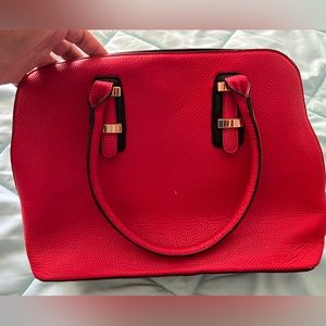 Fire, red handbag